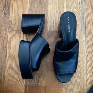 Vince Camuto Feshania Platform Mule (size 9)